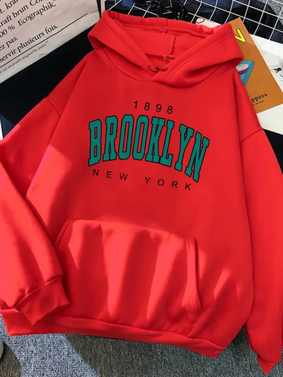 FlexElevate 1898 Brooklyn New York Printed Hoodie
