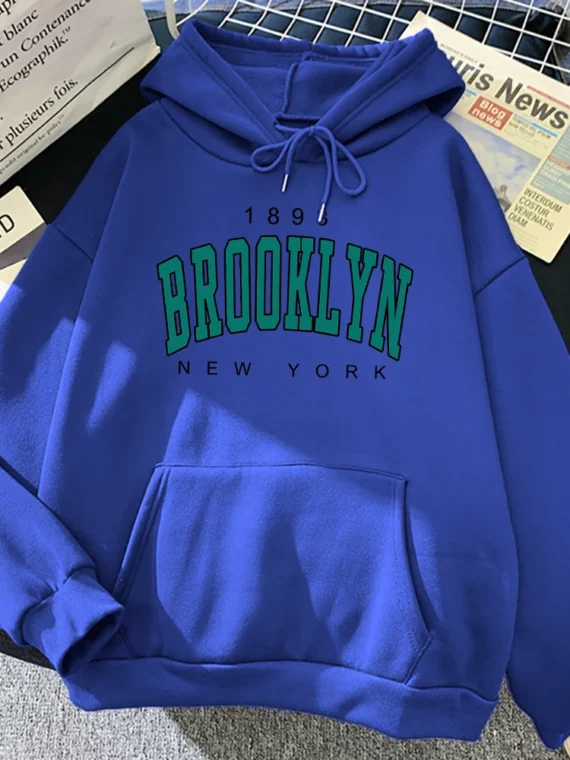 FlexElevate 1898 Brooklyn New York Printed Hoodie