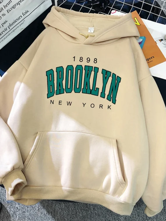 FlexElevate 1898 Brooklyn New York Printed Hoodie
