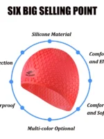FlexElevate Silicone Swimming Cap