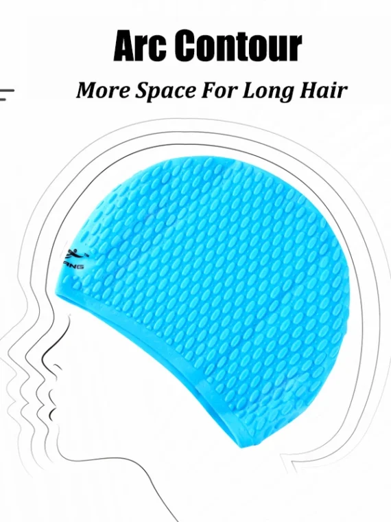 FlexElevate Silicone Swimming Cap