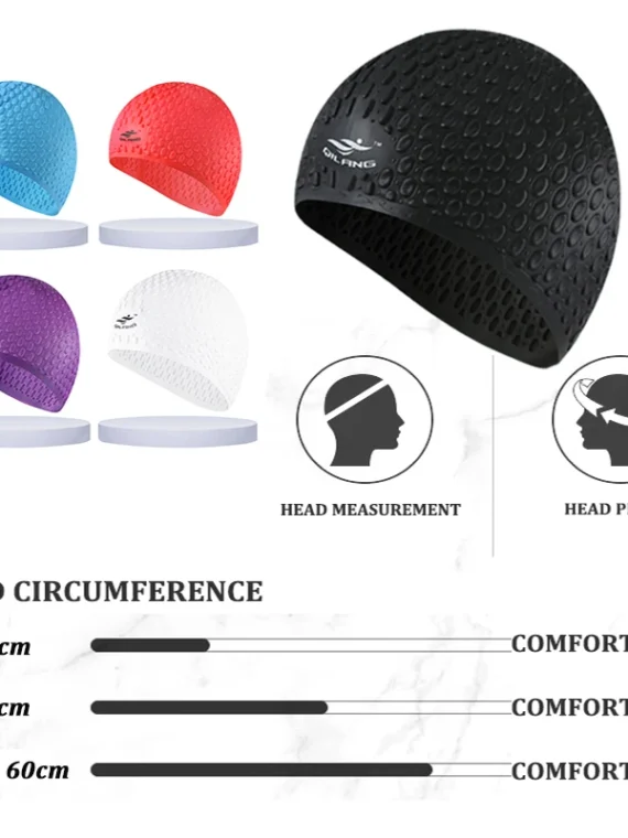 FlexElevate Silicone Swimming Cap