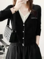 FlexElevate 2023 Spring and Autumn Leisure Knitted Cardigan