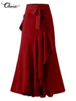 FlexElevate Fishtail High Waist Maxi Skirt
