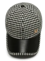 FlexElevate Black Houndstooth Baseball Cap
