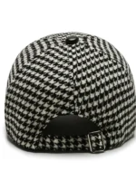 FlexElevate Black Houndstooth Baseball Cap