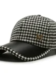 FlexElevate Black Houndstooth Baseball Cap