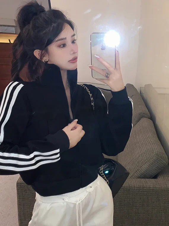 FlexElevate American Retro Short Cardigan