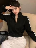 FlexElevate American Retro Short Cardigan