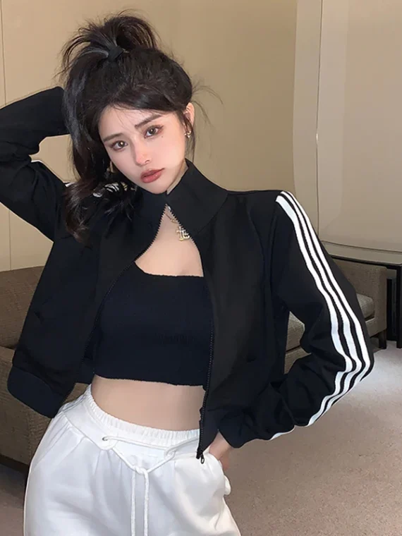 FlexElevate American Retro Short Cardigan