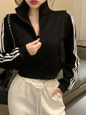 FlexElevate American Retro Short Cardigan