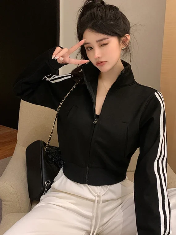 FlexElevate American Retro Short Cardigan