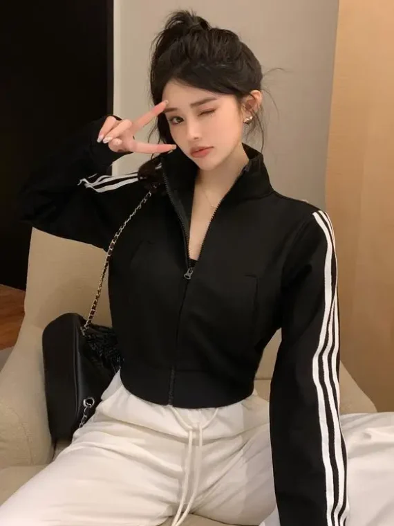 FlexElevate American Retro Short Cardigan