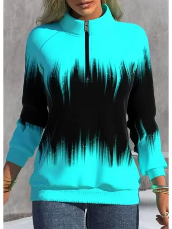 FlexElevate Gradient Zipper Sweatshirt