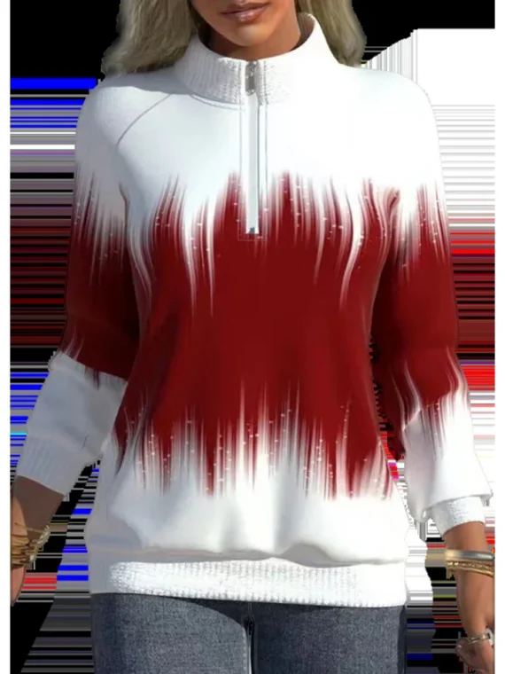 FlexElevate Gradient Zipper Sweatshirt