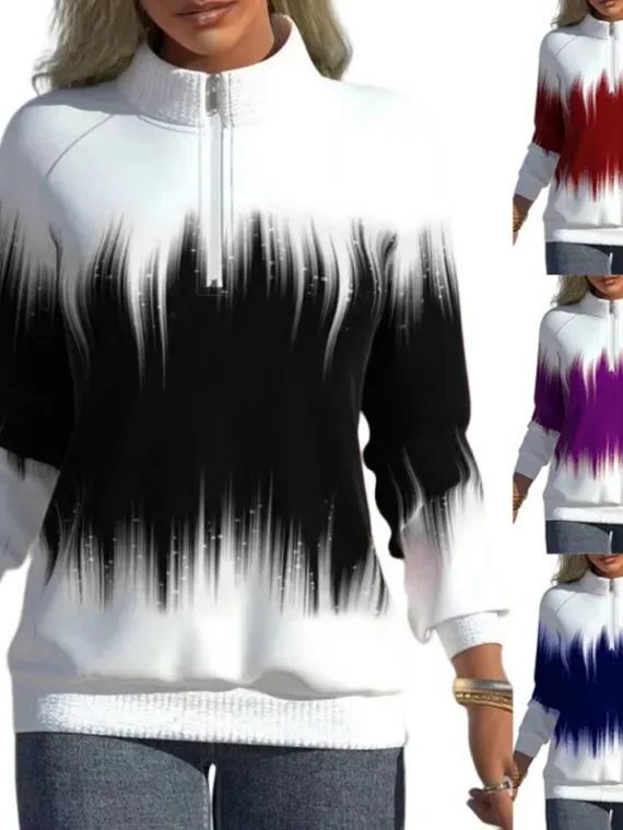 FlexElevate Gradient Zipper Sweatshirt