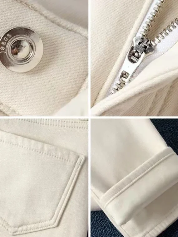 FlexElevate Classic Plus Velvet High Waist Straight Pants