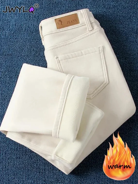 FlexElevate Classic Plus Velvet High Waist Straight Pants
