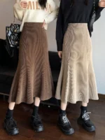 FlexElevate Corduroy Mermaid Skirt
