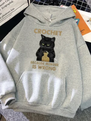 FlexElevate Crochet Statement Hoody