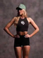 FlexElevate Wolf Head Sleeveless Yoga Paddle Top