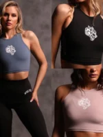 FlexElevate Wolf Head Sleeveless Yoga Paddle Top