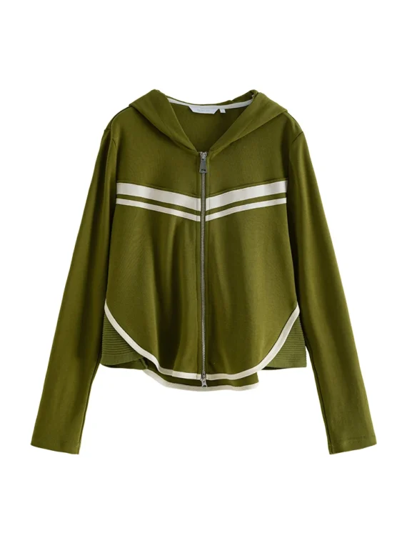 FlexElevate 2023 Autumn Slim Color Contrast Cardigan