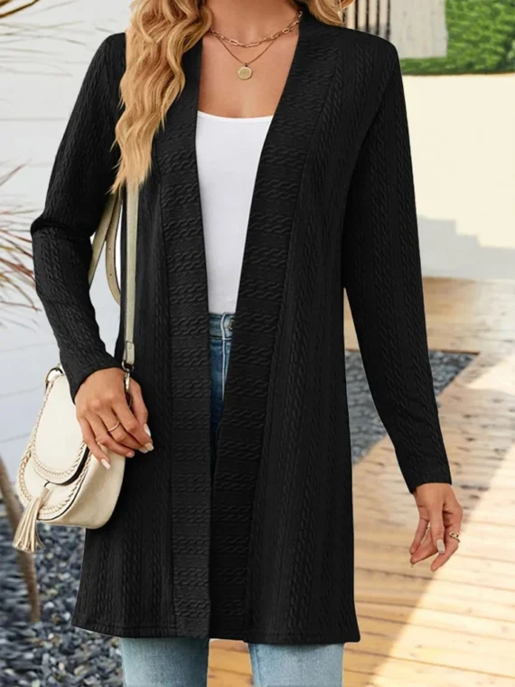 FlexElevate Winter Chic Knitwear Cardigan