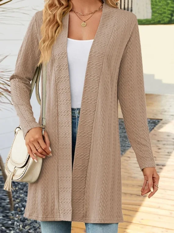 FlexElevate Winter Chic Knitwear Cardigan