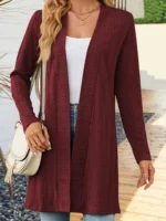 FlexElevate Winter Chic Knitwear Cardigan