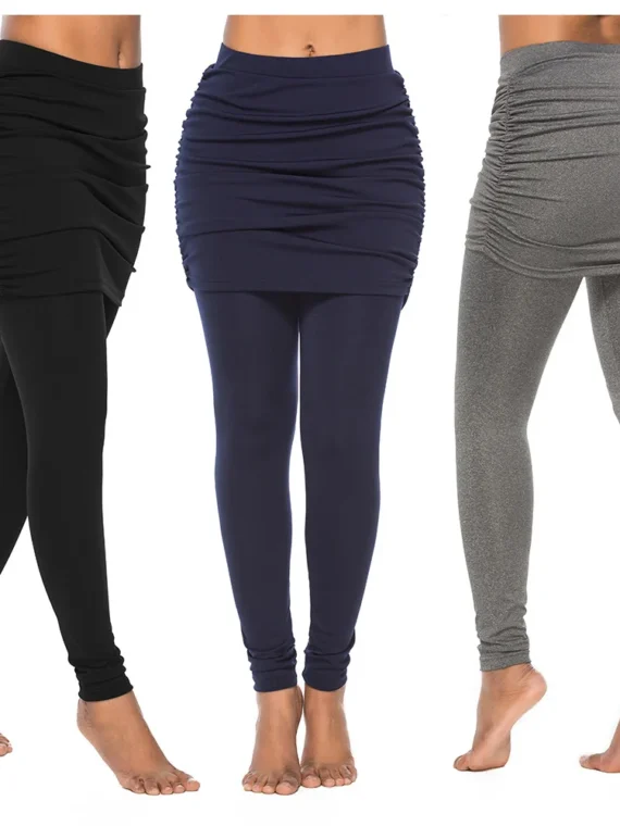FlexElevate Fake Two-Piece Slim Leggings