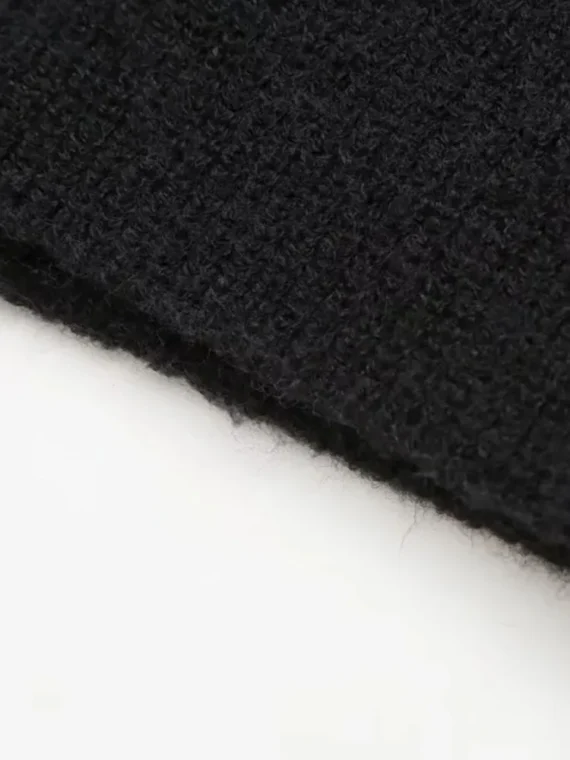 FlexElevate Women's Knitted Long Sleeve Crop Top