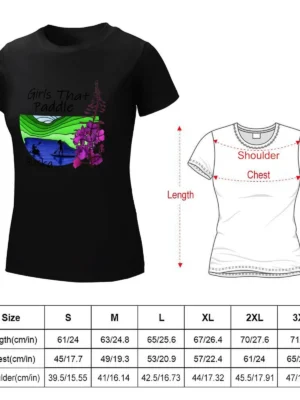 Girls-That-Paddle-AK-Small-T-shirt-graphics-aesthetic-clothes-Women-tops-1