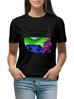 FlexElevate "Girls That Paddle - AK" Graphic T-Shirt