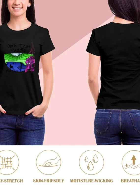 FlexElevate "Girls That Paddle - AK" Graphic T-Shirt