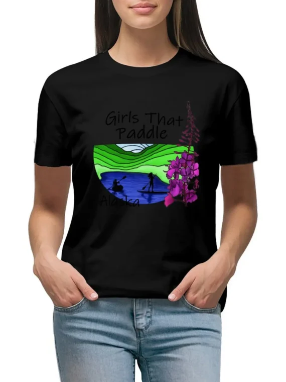 FlexElevate "Girls That Paddle - AK" Graphic T-Shirt
