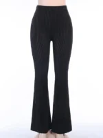 FlexElevate Gothic Emo Alt Black Cargo Pants