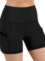 Flexelevate High Waist Push-Up Yoga Shorts with Pocket