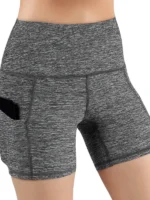 Flexelevate High Waist Push-Up Yoga Shorts with Pocket