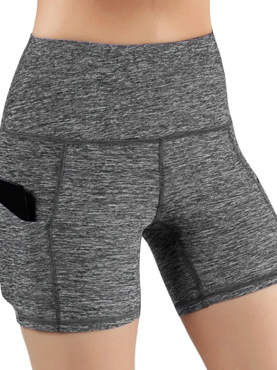 Flexelevate High Waist Push-Up Yoga Shorts with Pocket