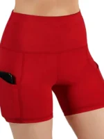 Flexelevate High Waist Push-Up Yoga Shorts with Pocket
