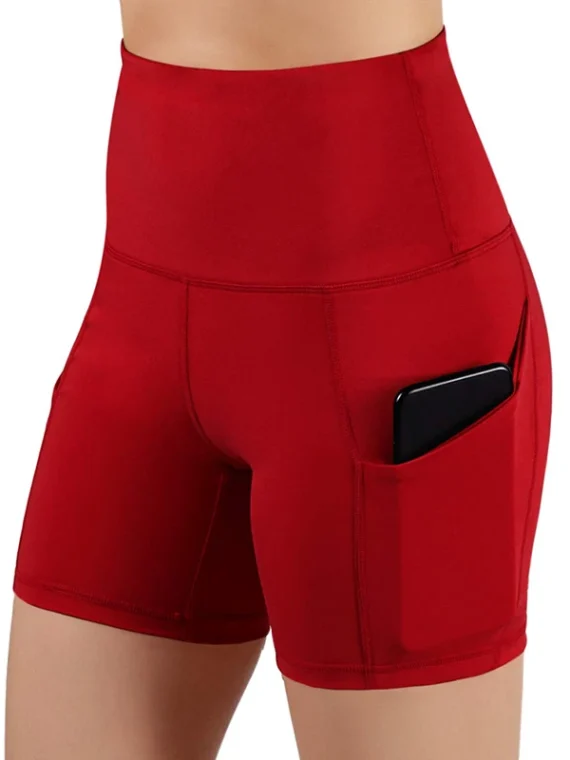 Flexelevate High Waist Push-Up Yoga Shorts with Pocket