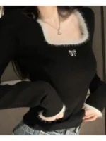 Flexelevate Butterfly Embroidered Y2K T-Shirts