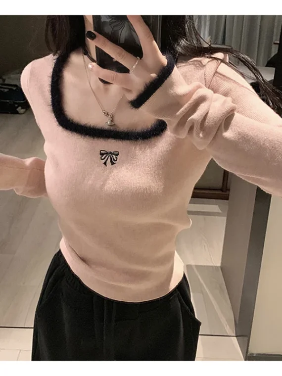 Flexelevate Butterfly Embroidered Y2K T-Shirts