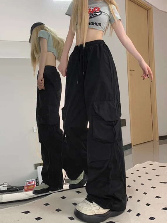 FlexElevate Harajuku Wide Cargo Pants