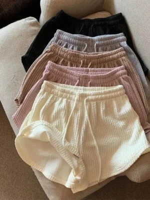 Flexelevate High-Quality Women's Casual Elastic Pocket Shorts