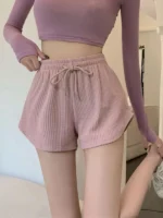 Flexelevate High-Quality Women's Casual Elastic Pocket Shorts