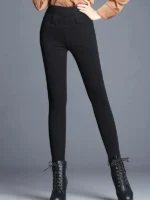 FlexElevate High Waist Thicken Warm Pencil Jeans