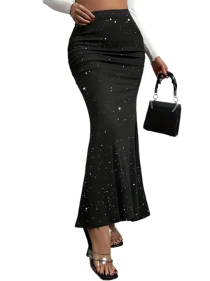 Hip-Long-Ladies-Fishtail-Half-Skirt-for-Women-Clothing-Bodycon-Sexy-Black-Elegant-High-Waist-Mermaid-1