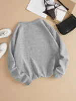 FlexElevate Kawaii Bear Print Sweatshirt